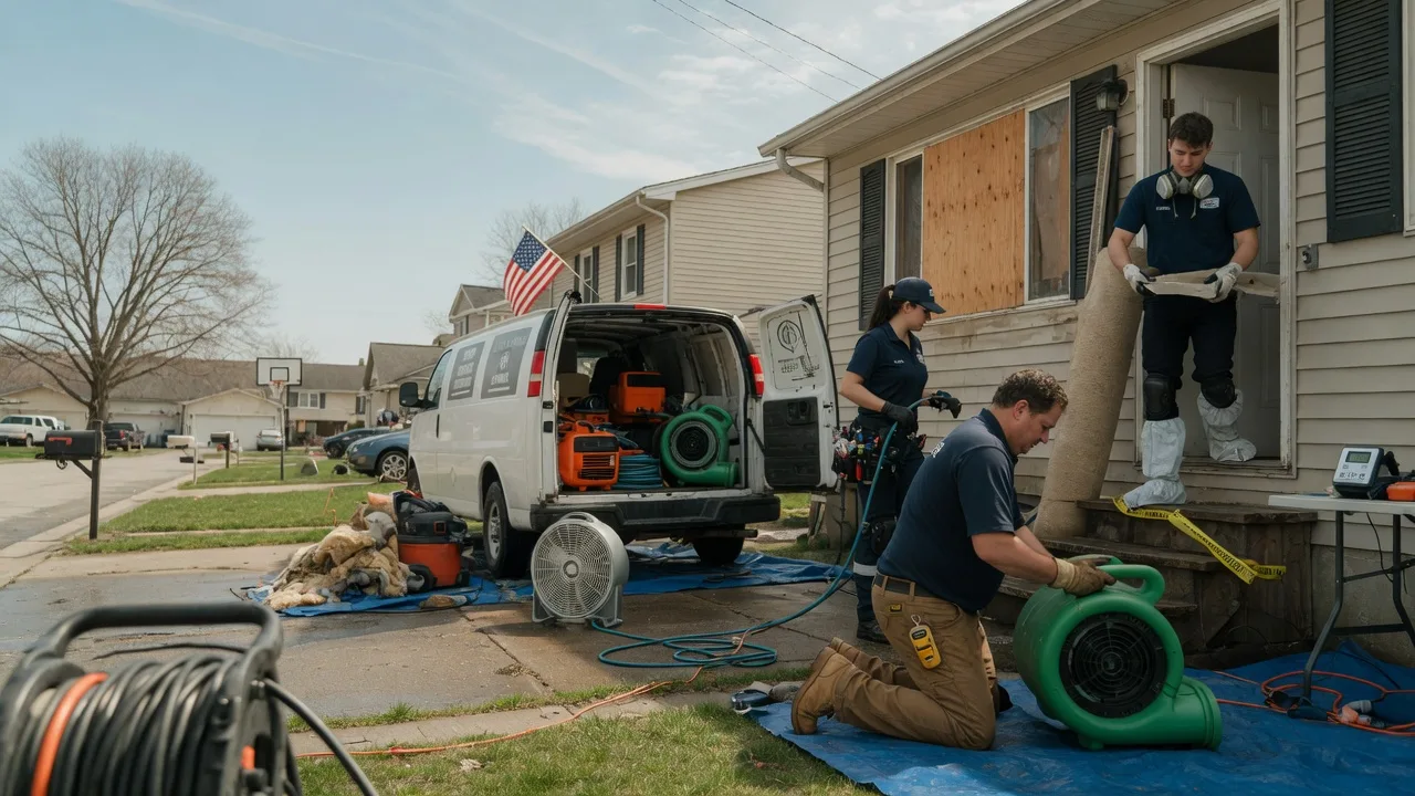 Water Damage Restoration in Mustang, OK near me